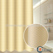 Polyester jacquard shower curtain liner mildew resistant